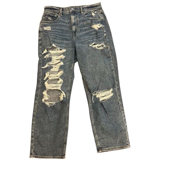 NWT America Eagle highest waist 90's boyfriend stretch‎ size 12 regular - Picture 1 of 15